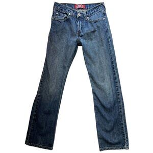 Levi's 514 Men's Slim Straight Jeans Stretch Denim Size 27x27 Blue Medium Wash